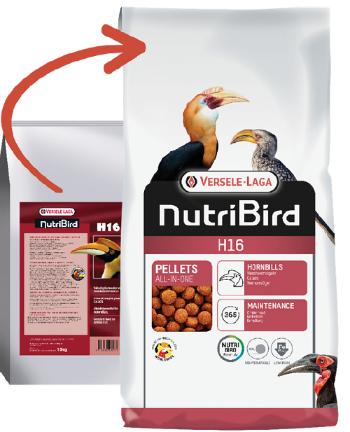 Versele Laga NutriBird H16 - ovocné pelety 10kg