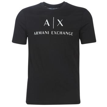 Armani Exchange  Tričká s krátkym rukávom 8NZTCJ  Čierna