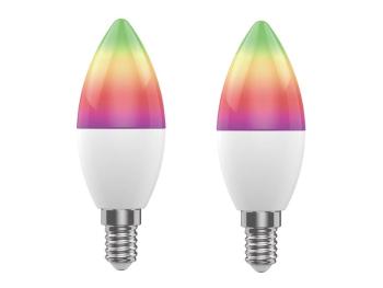 Smart sada LED žiaroviek E14 5W RGB CCT WOOX R9075/2pack WiFi Tuya