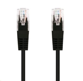 C-TECH kábel patchcord Cat5e, UTP, čierny, 3m