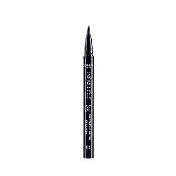 LORÉAL PARIS Infaillible Grip 36h Micro-Fine liner 01 Obsidian black čierna očná linka, 0,4 g (3600524048907)