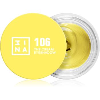 3INA The 24H Cream Eyeshadow krémové očné tiene odtieň 106 Yellow 3 ml