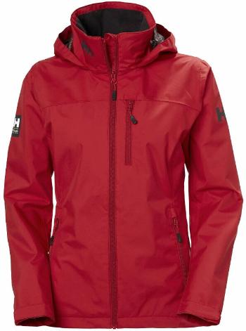 Helly Hansen Women's Crew Hooded Sailing Jacket Red L