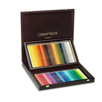 CARAN DACHE Prismalo Aquarelle 80 farieb v drevenom boxe (999.480)