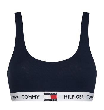 TOMMY HILFIGER - Tommy cotton tmavomodrá braletka z organickej bavlny-XS