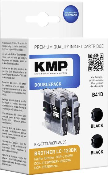 KMP Ink náhradný Brother LC-123 kompatibilná Dual čierna B41D 1525,0021