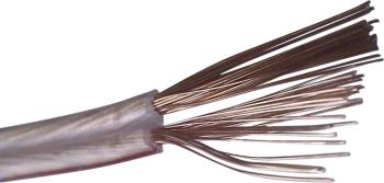 Kash 23321A kábel k reproduktoru  2 x 2.50 mm² priehľadná 10 m