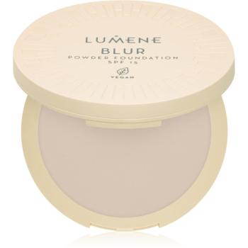 Lumene Blur kompaktný púder a make-up v jednom SPF 15 odtieň No. 3 10 g