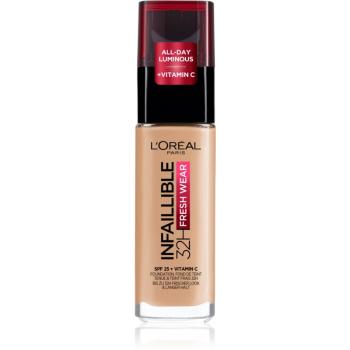 L’Oréal Paris Infaillible 32H Fresh Wear dlhotrvajúci tekutý make-up odtieň 200 Natural Linen 30 ml