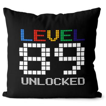 Vankúš Level unlocked (vek: 89, Velikost: 40 x 40 cm)