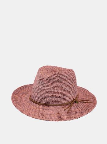 Ružový dámsky slamený klobúk BARTS