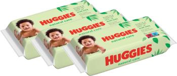 HUGGIES Natural Care Triplo vlhčené obrúsky 3 x 56 ks