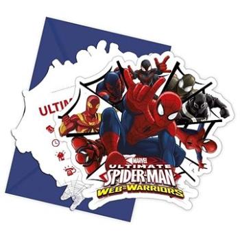 Pozvánky s pozvánkou  ultimate spiderman , 6 ks (5201184851579)