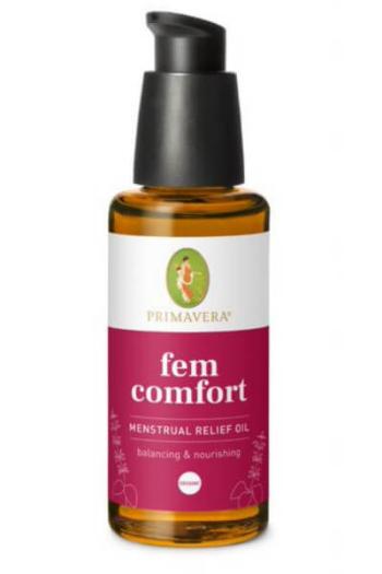 Primavera Vyrovnávajúci masážny olej pre ženy pri menštruácii či hormonálnych výkyvoch Fem Comfort 50 ml