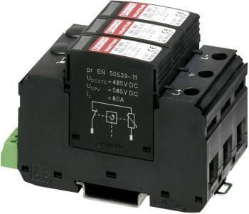 Phoenix Contact 2800627 VAL-MS 1000DC-PV/2+V-FM zvodič pre prepäťovú ochranu  Přepětová ochrana pre: fotovoltaické zaria
