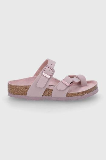 Detské sandále Birkenstock fialová farba