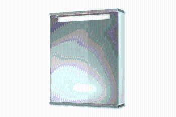Zrkadlová skrinka s osvetlením Jokey 50x65 cm MDF biela CENTO50LS