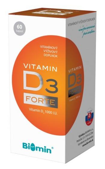 Biomin Vitamin D3 Forte 1000 I.U. 60 kapsúl