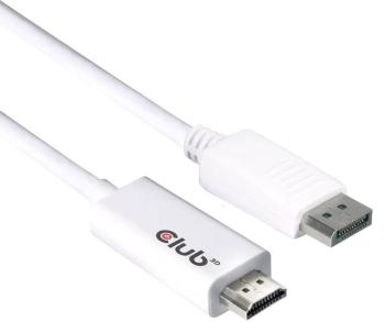 club3D DisplayPort / HDMI káblový adaptér #####DisplayPort Stecker, #####HDMI-A Stecker 3.00 m biela CAC-1073  #####Disp