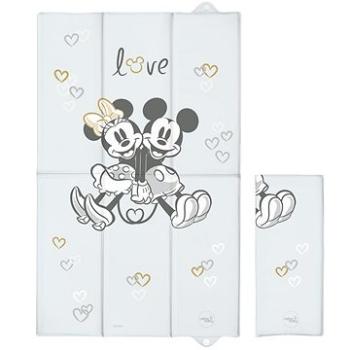 CEBA BABY prebaľovacia podložka cestovná 50 × 80 cm, Disney Minnie & Mickey Grey (5907672336855)