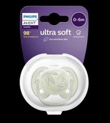 PHILIPS AVENT Cumlík Ultrasoft Premium 0-6m zelená