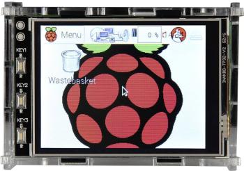 Joy-it 3.2TC skriňa displeja Vhodné pre: Raspberry Pi  akrylová číra