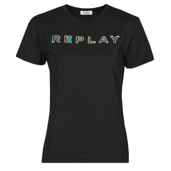 Replay  W3318C  Tričká s krátkym rukávom Čierna