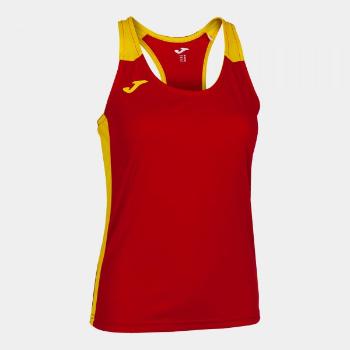 RECORD II TANK TOP RED YELLOW XS