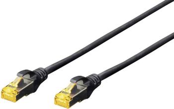 Digitus DK-1644-A-070/BL RJ45 sieťové káble, prepojovacie káble CAT 6A S/FTP 7.00 m čierna bez halogénov, krútené páry,