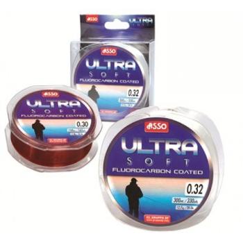 Asso vlasec ultra soft hnedá / medená 300 m - priemer 18 mm