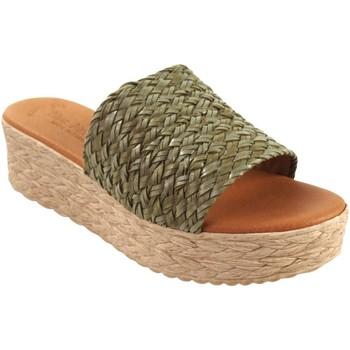 Eva Frutos  Univerzálna športová obuv Dámske sandále  715 khaki  Zelená