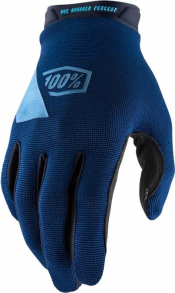 100% Ridecamp Gloves Navy/Slate Blue XL Cyklistické rukavice