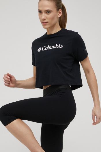 Tričko Columbia dámsky, tmavomodrá farba,