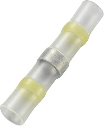 TRU COMPONENTS 736400 krimpovacie spojka so zmršťovacou bužírkou  4 mm² 6 mm² úplne izolované žltá 1 ks