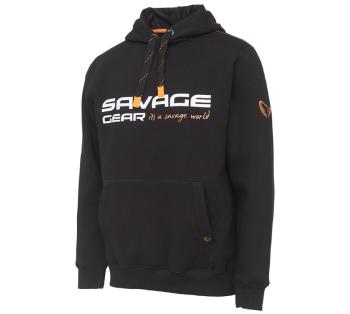 Savage gear mikina cosmo hoodie black ink - l