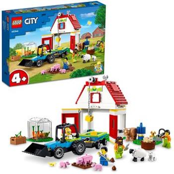 LEGO® City 60346 - Stodola a zvieratká z farmy (5702017161723)