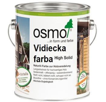 OSMO Vidiecka farba na drevené fasády, balkóny, okná, domčeky 0,75 l nordicky červená