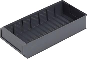 Alutec 66030 skladovací box, otvorený   (d x š x v) 400 x 183 x 81 mm tmavosivá 1 ks