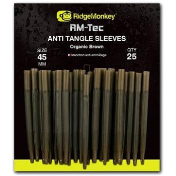 RidgeMonkey RM-Tec Anti Tangle Sleeves 45 mm Hnedý 25 ks (5060432143848)