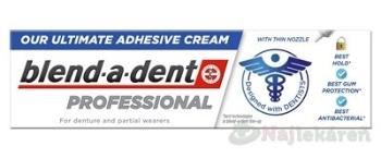 blend-a-dent PROFESSIONAL adhesive cream fixačný dentálny krém, s tenkou tryskou 40 g