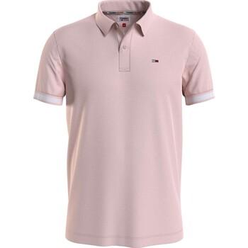 Tommy Jeans  Polokošele s krátkym rukávom POLO HOMBRE   ESSENTIALS DM0DM15751  Ružová