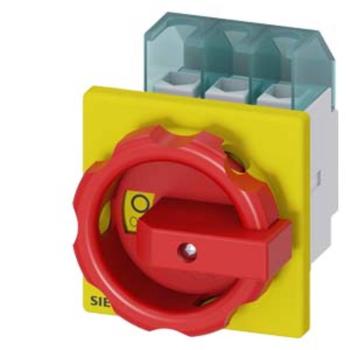 odpínač   červená, žltá 3-pólové 16 mm² 25 A  690 V/AC  Siemens 3LD21030TK53
