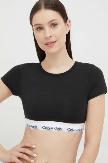 Tričko Calvin Klein Underwear dámsky, čierna farba