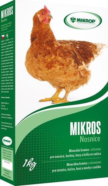 MIKROS Nosnice vitamíny a minerály pre nosnice 1kg