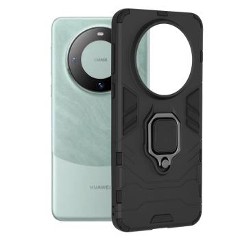 Techsuit Huawei Mate 60 Pro Odolné Puzdro Ring Armor Case  KP29171 čierna