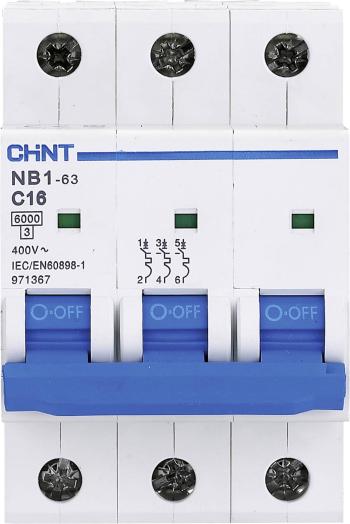 Chint 179702 NB1L elektrický istič    3-pólové 20 A