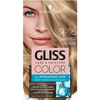 SCHWARZKOPF GLISS Color 9-16 Ultra svetlo-chladná blond 60 ml (9000101676303)
