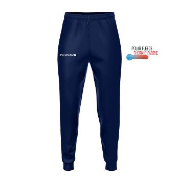 PANTALONE GIVOVA ONE POLARFLEECE BLU Tg. 3XS