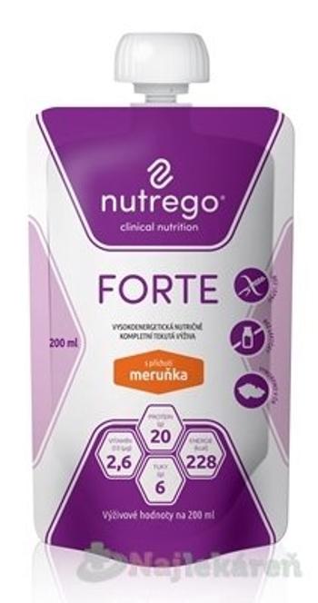 Nutrego FORTE s príchuťou marhuľa, 12x200ml