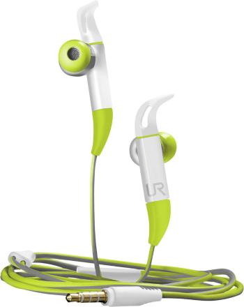 Trust Fit  športové štupľové slúchadlá do uší Headset zelená